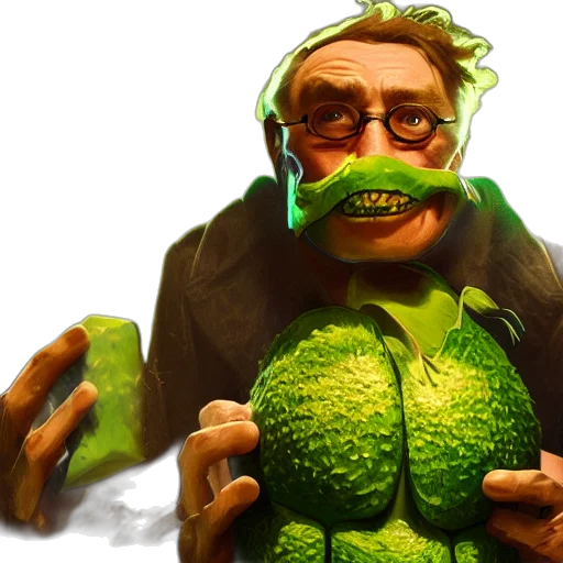 creature, mask, food, concept art transparent PNG cut-out