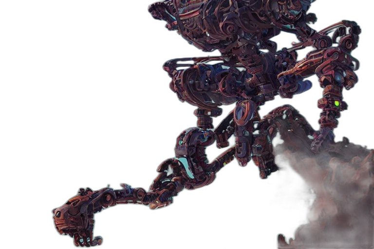 robot, weapon, dragon, sword transparent PNG cut-out