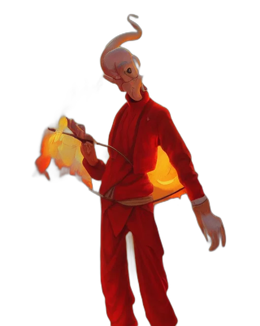 staff, jacket, mask, robot transparent PNG cut-out