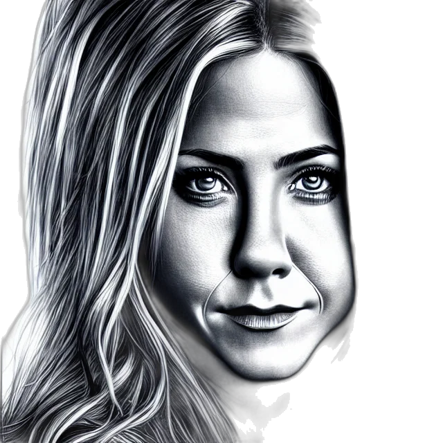 face, photorealistic, cartoon, pencil sketch transparent PNG cut-out