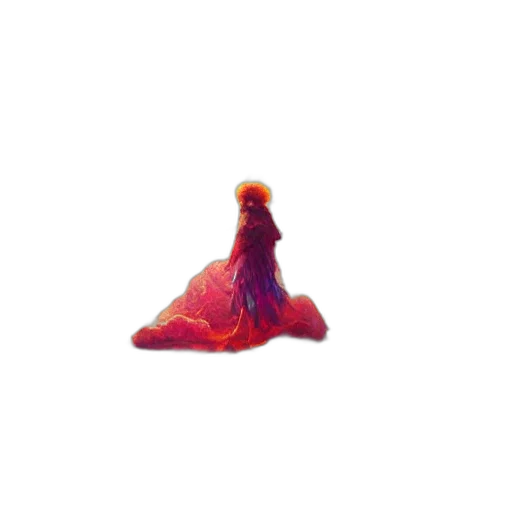 dress, crown, flower, hair transparent PNG cut-out