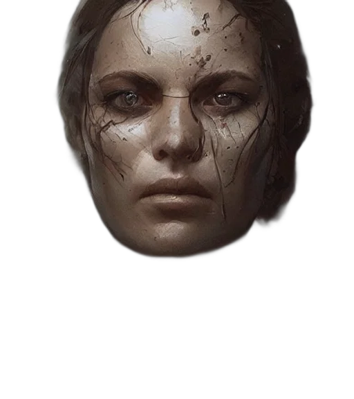 face, mask, crown, robot transparent PNG cut-out