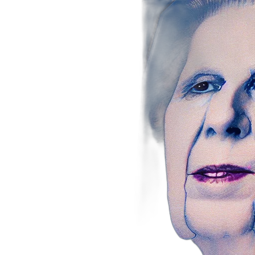 face, mask, creature, photorealistic transparent PNG cut-out