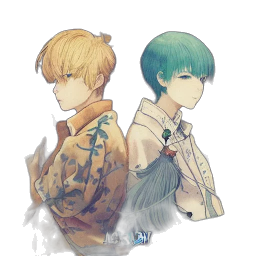 watercolor, anime, pixel art, fantasy art transparent PNG cut-out