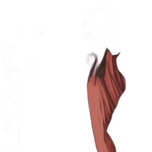 staff, dress, hair, sword transparent PNG cut-out