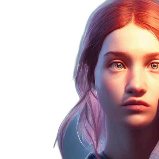 face, concept art, photorealistic, fantasy art transparent PNG cut-out
