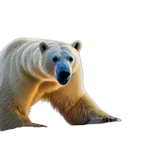 animal, creature, face, 3d render transparent PNG cut-out