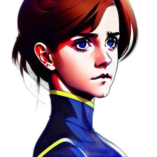 face, jacket, robot, concept art transparent PNG cut-out