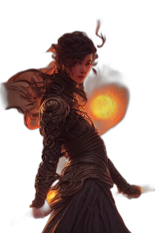 dragon, sword, staff, weapon transparent PNG cut-out