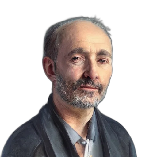 jacket, face, staff, animal transparent PNG cut-out