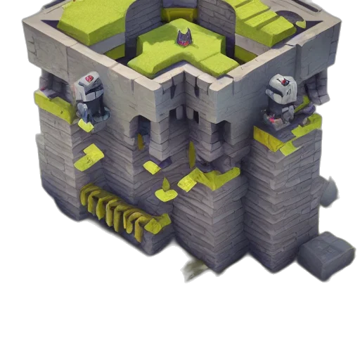 crown, building, robot, weapon transparent PNG cut-out