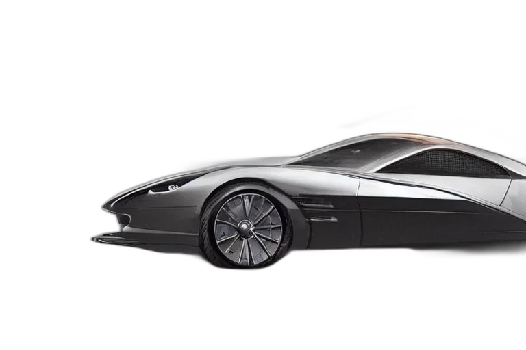 car, 3d render, concept art, photorealistic transparent PNG cut-out