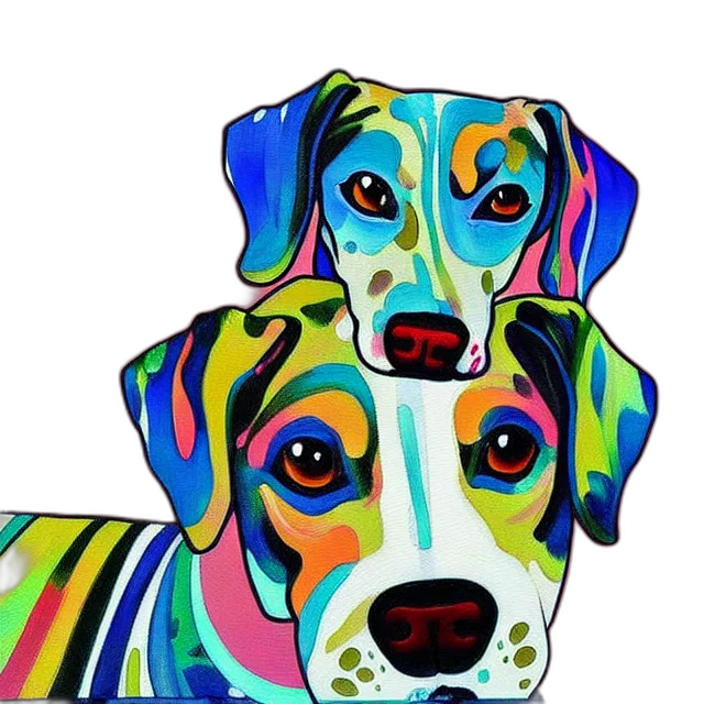animal, watercolor, photorealistic, cartoon transparent PNG cut-out