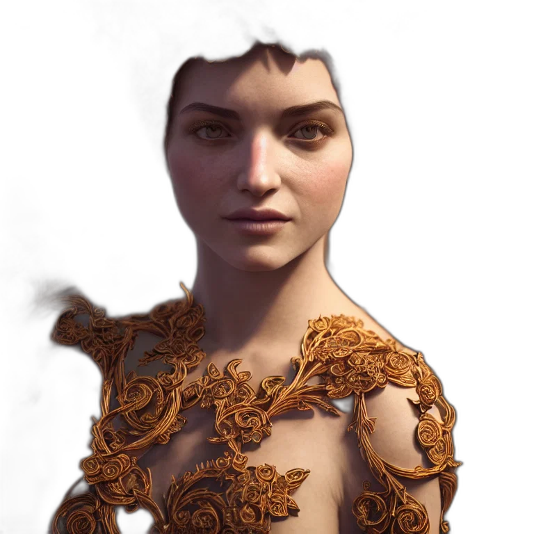 dress, face, crown, jewelry transparent PNG cut-out