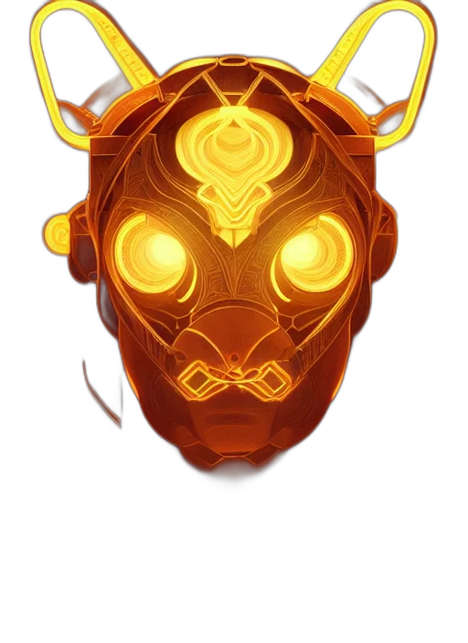 mask, crown, face, robot transparent PNG cut-out
