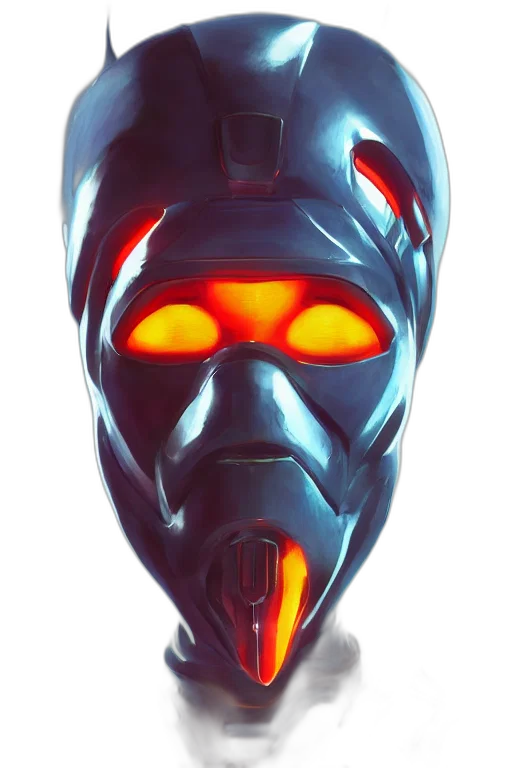 robot, mask, face, weapon transparent PNG cut-out