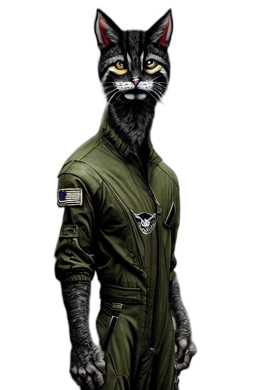 jacket, animal, concept art, comic book art transparent PNG cut-out