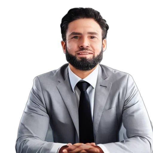 staff, face, jacket, photorealistic transparent PNG cut-out