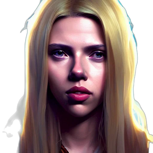 face, photorealistic, concept art, comic book art transparent PNG cut-out