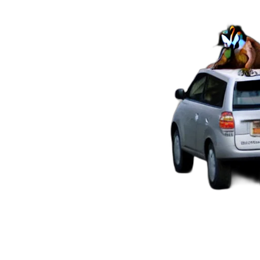 car, animal, 3d render, concept art transparent PNG cut-out