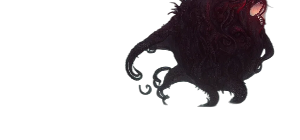 dragon, creature, hair, mask transparent PNG cut-out