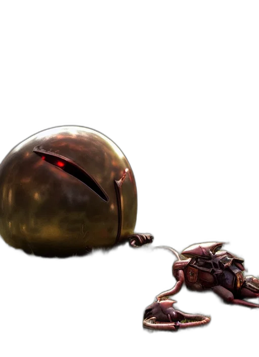 robot, weapon, creature, staff transparent PNG cut-out