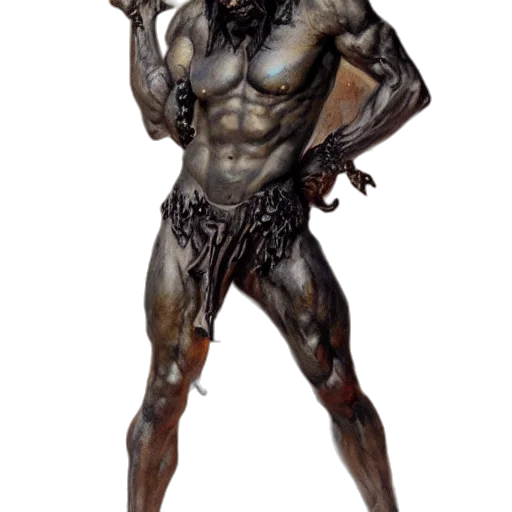 creature, animal, staff, weapon transparent PNG cut-out