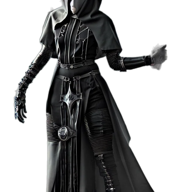 staff, jacket, concept art, 3d render transparent PNG cut-out