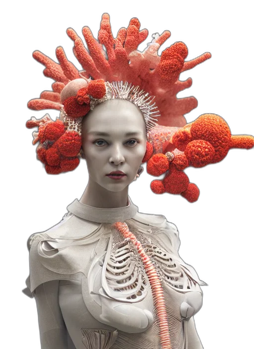 hair, crown, robot, jewelry transparent PNG cut-out