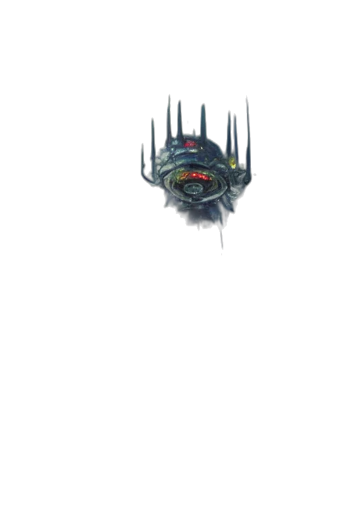 crown, weapon, creature, robot transparent PNG cut-out