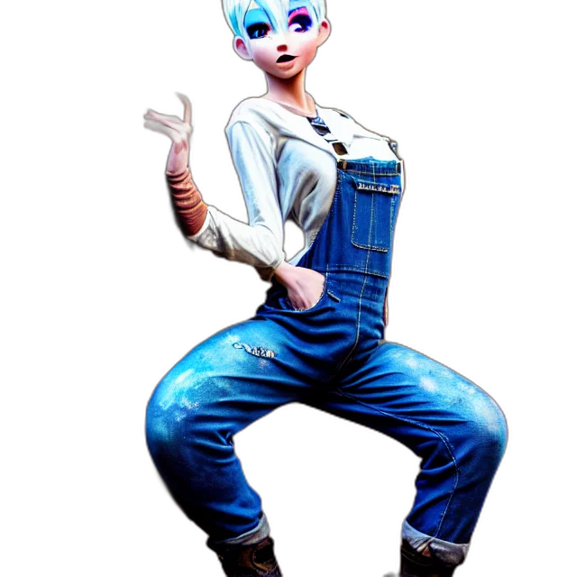 staff, robot, concept art, 3d render transparent PNG cut-out