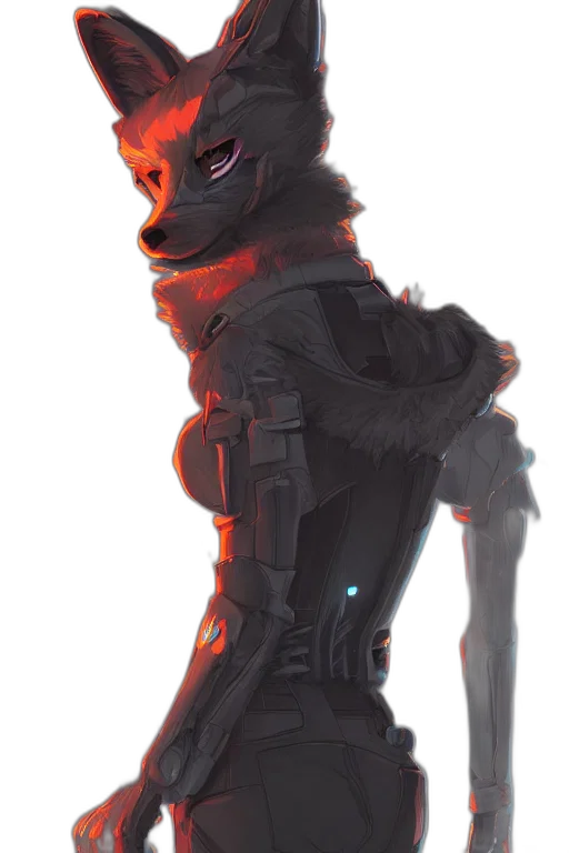 robot, mask, jacket, creature transparent PNG cut-out
