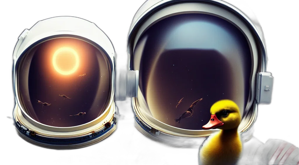 concept art, 3d render, photorealistic, outer space transparent PNG cut-out