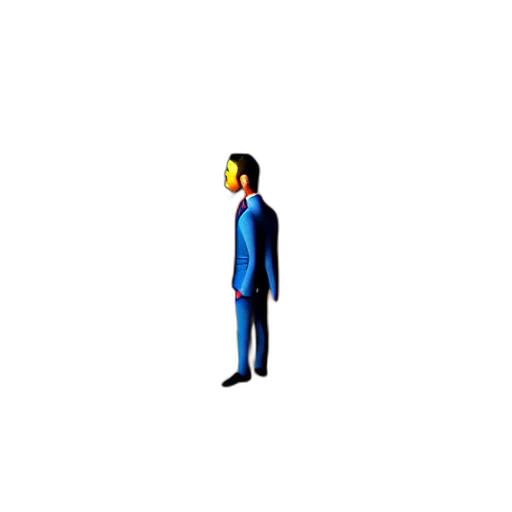staff, robot, jacket, face transparent PNG cut-out