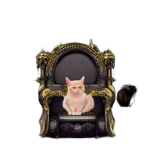 furniture, staff, crown, animal transparent PNG cut-out