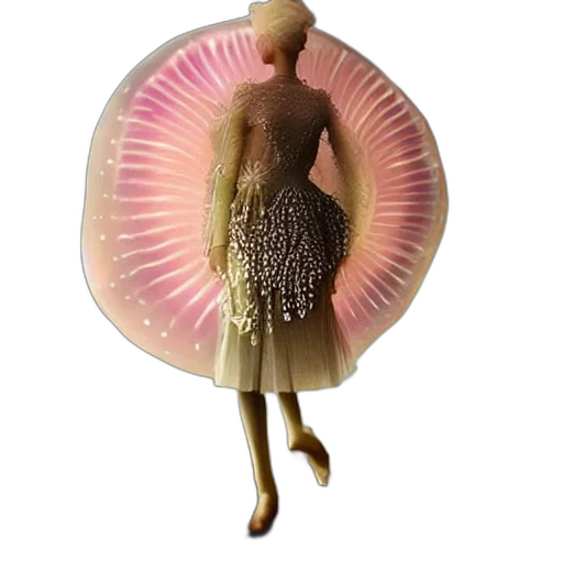 dress, jewelry, hat, hair transparent PNG cut-out