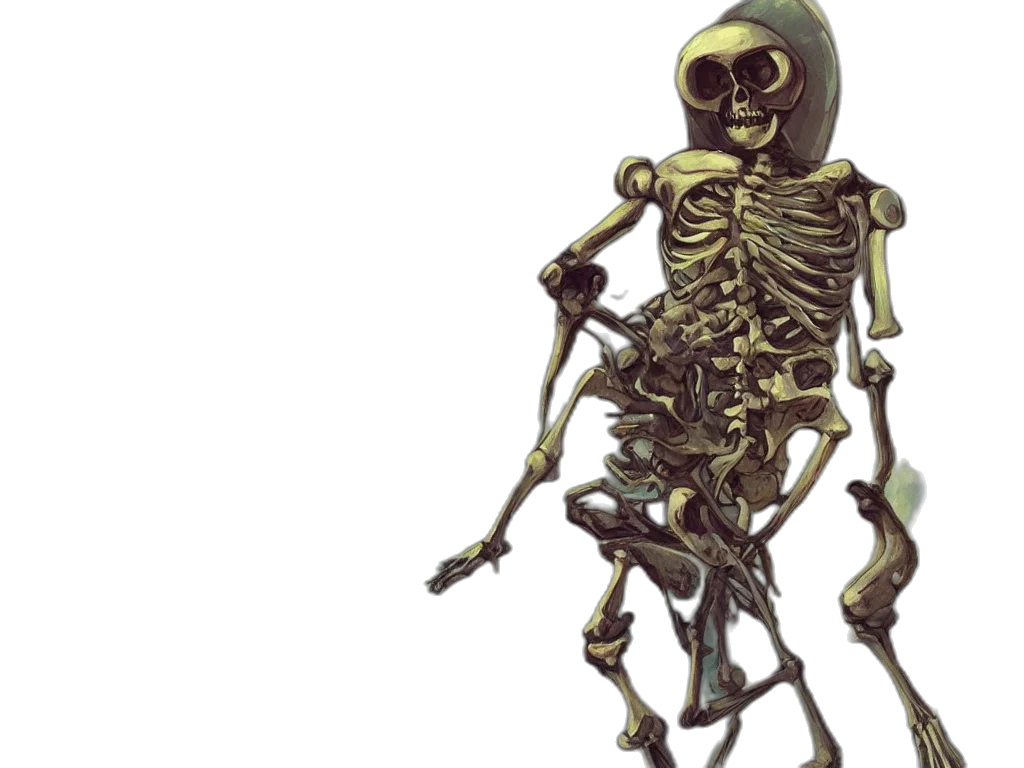 robot, concept art, skeleton, astronaut transparent PNG cut-out