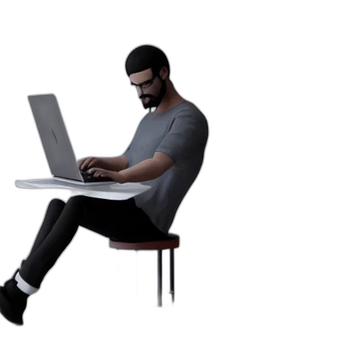 furniture, staff, 3d render, concept art transparent PNG cut-out