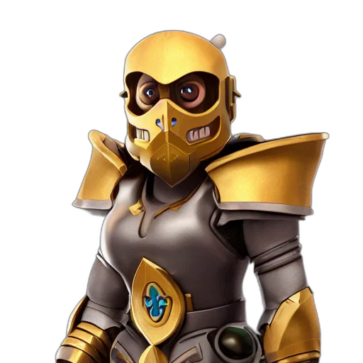 mask, robot, concept art, 3d render transparent PNG cut-out