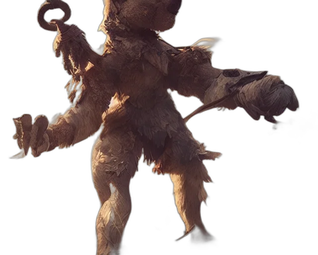 creature, staff, dragon, weapon transparent PNG cut-out