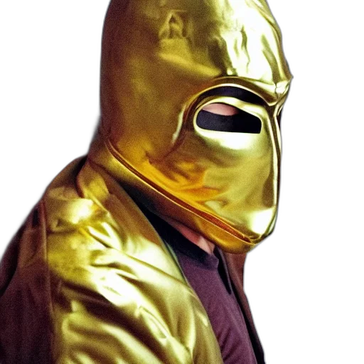 mask, jacket, face, robot transparent PNG cut-out