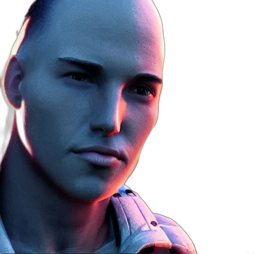 robot, face, mask, photorealistic transparent PNG cut-out