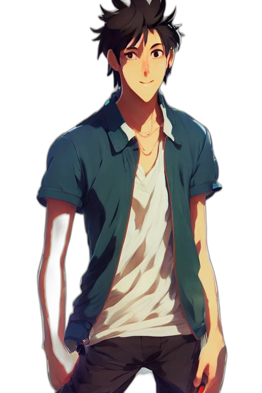staff, anime, cartoon, concept art transparent PNG cut-out