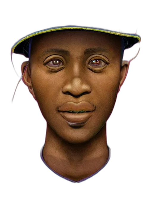 face, hat, photorealistic, concept art transparent PNG cut-out