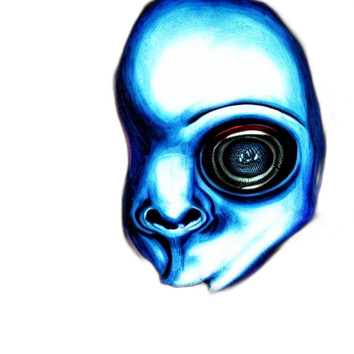 mask, robot, face, creature transparent PNG cut-out
