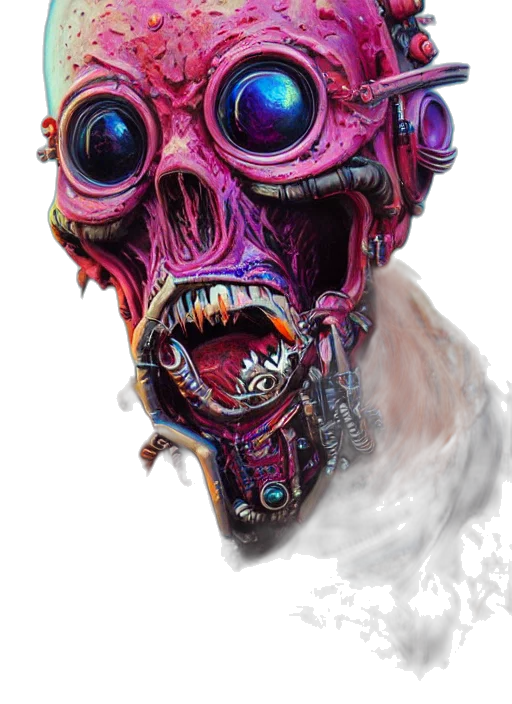 mask, face, robot, creature transparent PNG cut-out