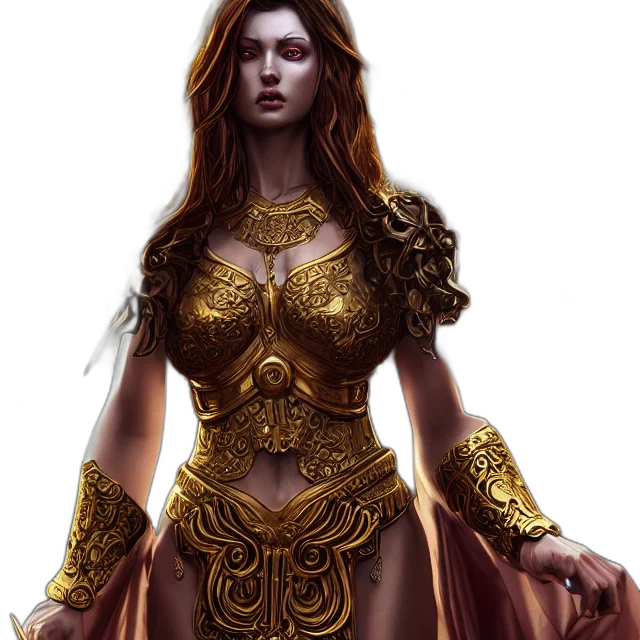 dress, jewelry, fantasy art, concept art transparent PNG cut-out