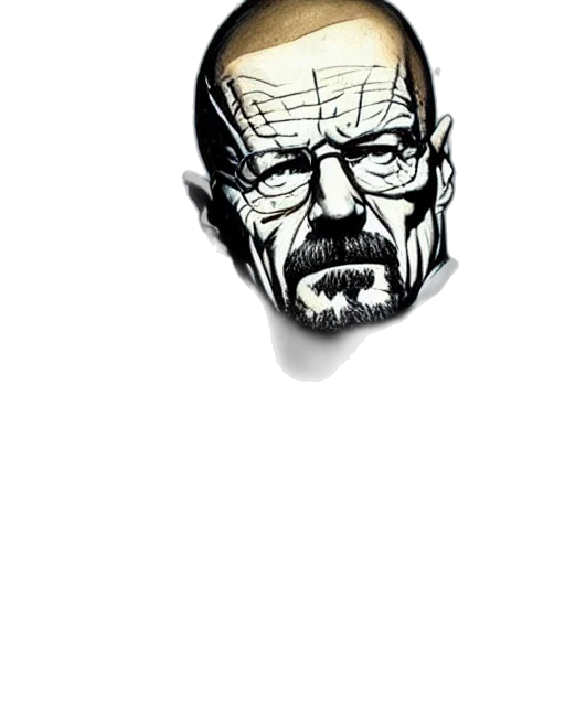 face, mask, comic book art, cartoon transparent PNG cut-out