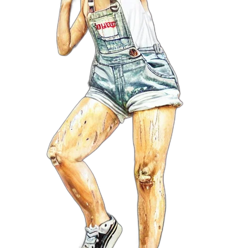 dress, jacket, robot, face transparent PNG cut-out