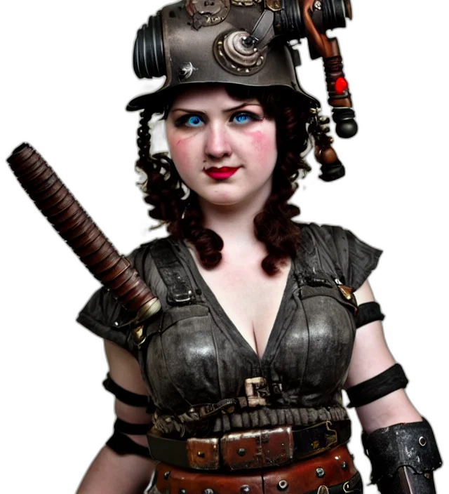 staff, hat, robot, weapon transparent PNG cut-out